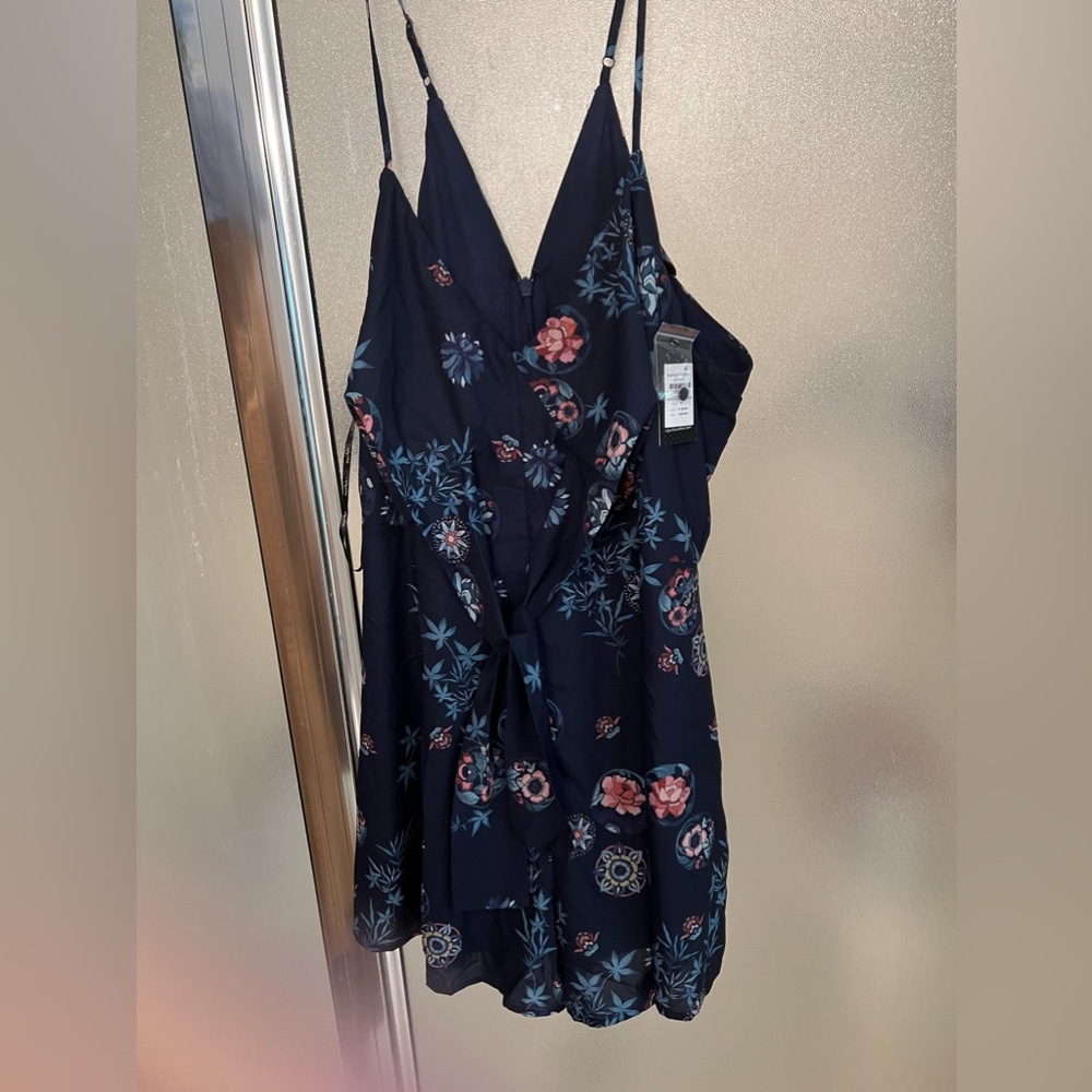 City Chic Floral Romper NWT